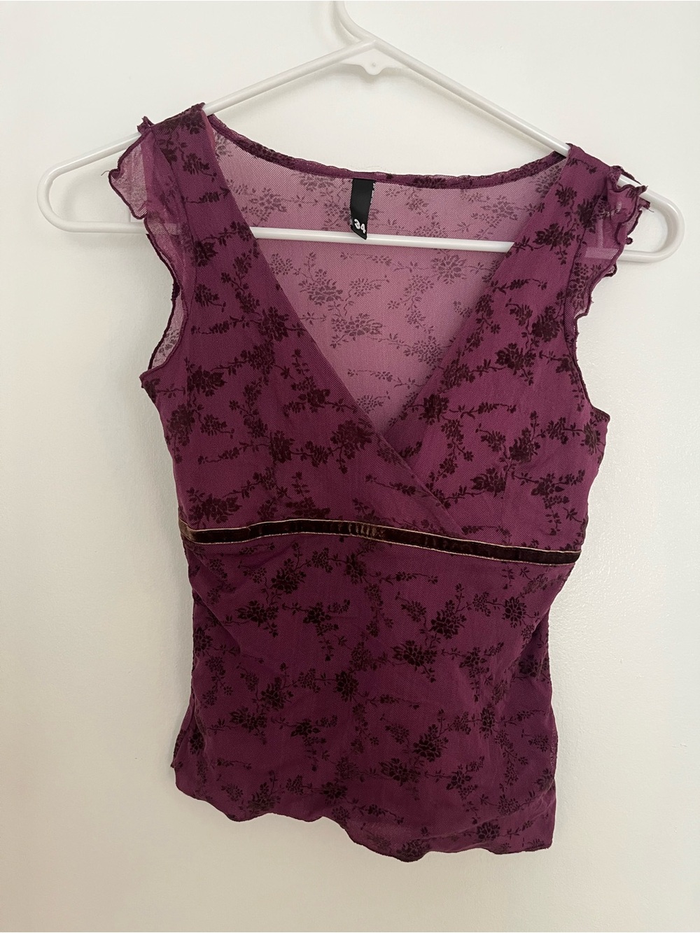 Purple Babydoll Top